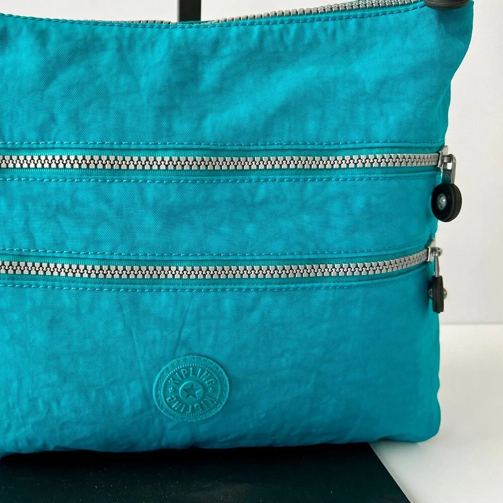 Kipling Alvar Crossbody Turquoise Zipper Bag, HB4061-484, Excellent Condition! - Picture 15 of 15
